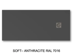 Receveur de douche en forme de trapèze, en fabrication sur mesure, largeur 60 à 210 cm X 60 à 100 cm, résine pleine masse PN24 de couleurs, LIVRAISON RAPIDE, OFFERTE